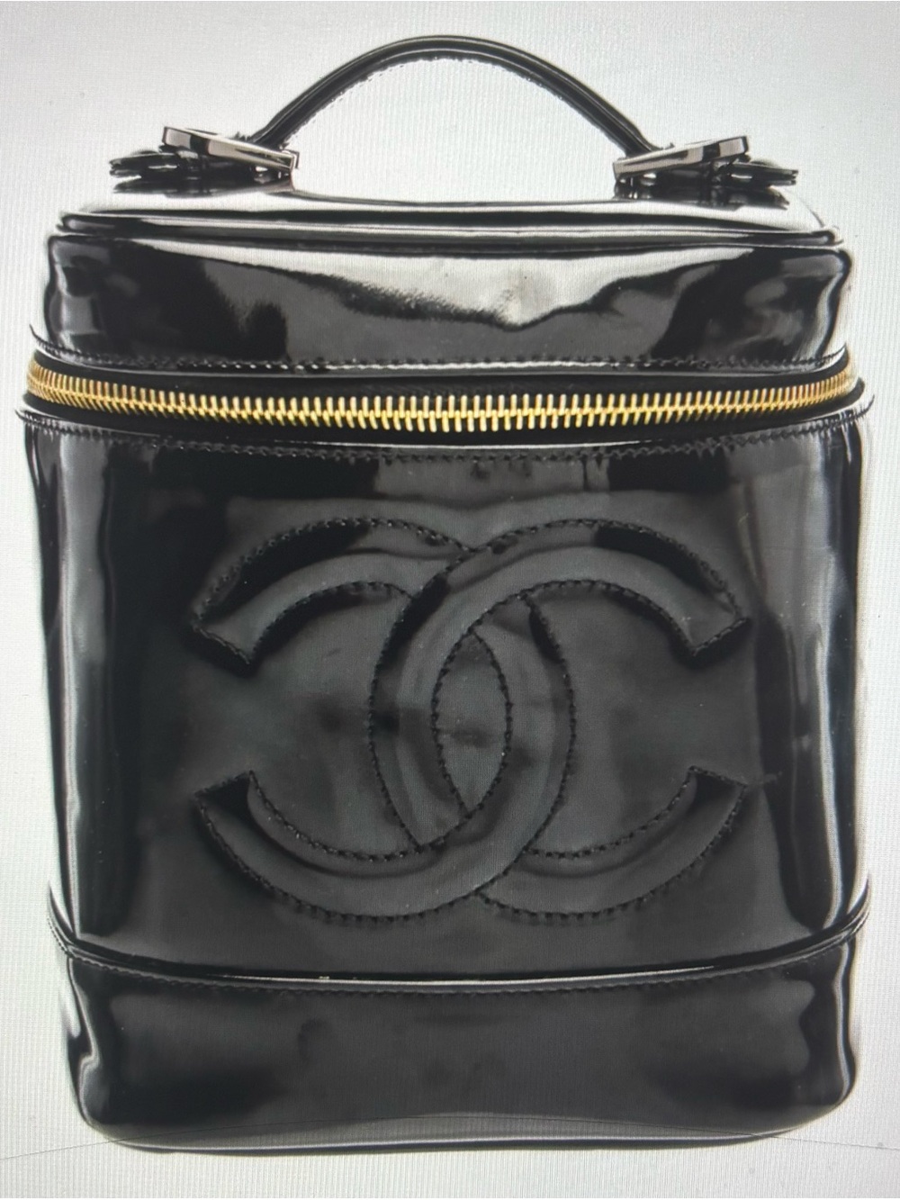 🆕Chanel CC Pattern LeatherVanity case🧳 - Picture 2 of 13